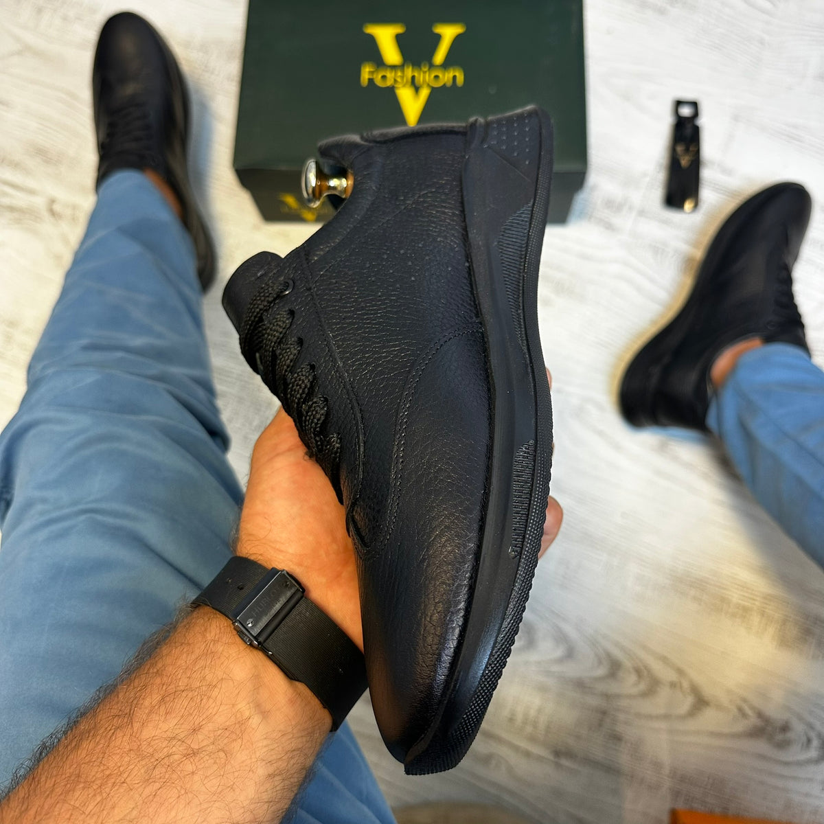 Pantofi Sport barbati, usori , confortabili , Piele Naturala cod 818
