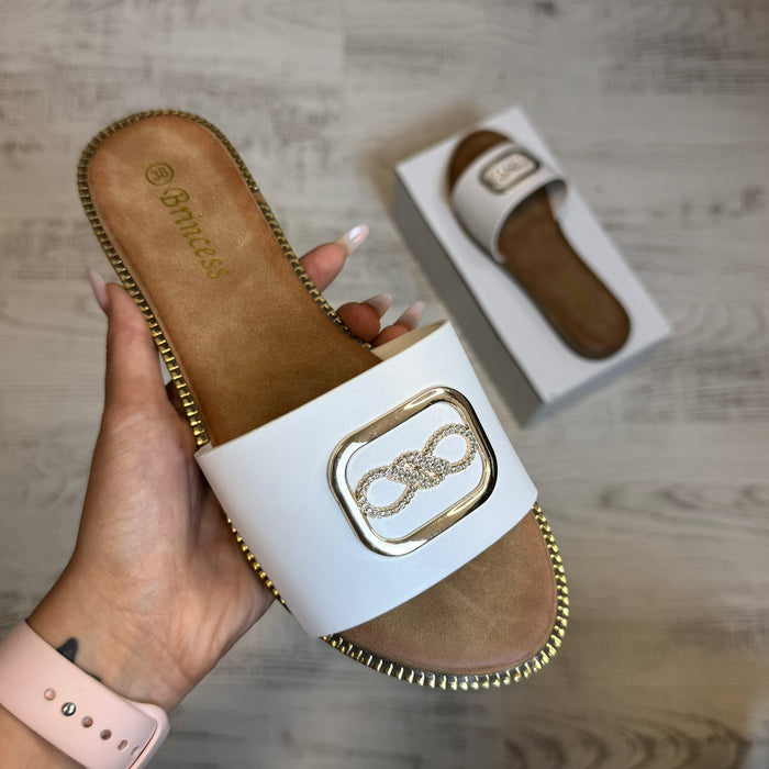 Papuci Infinity symbol Fashion Premium Cod 102