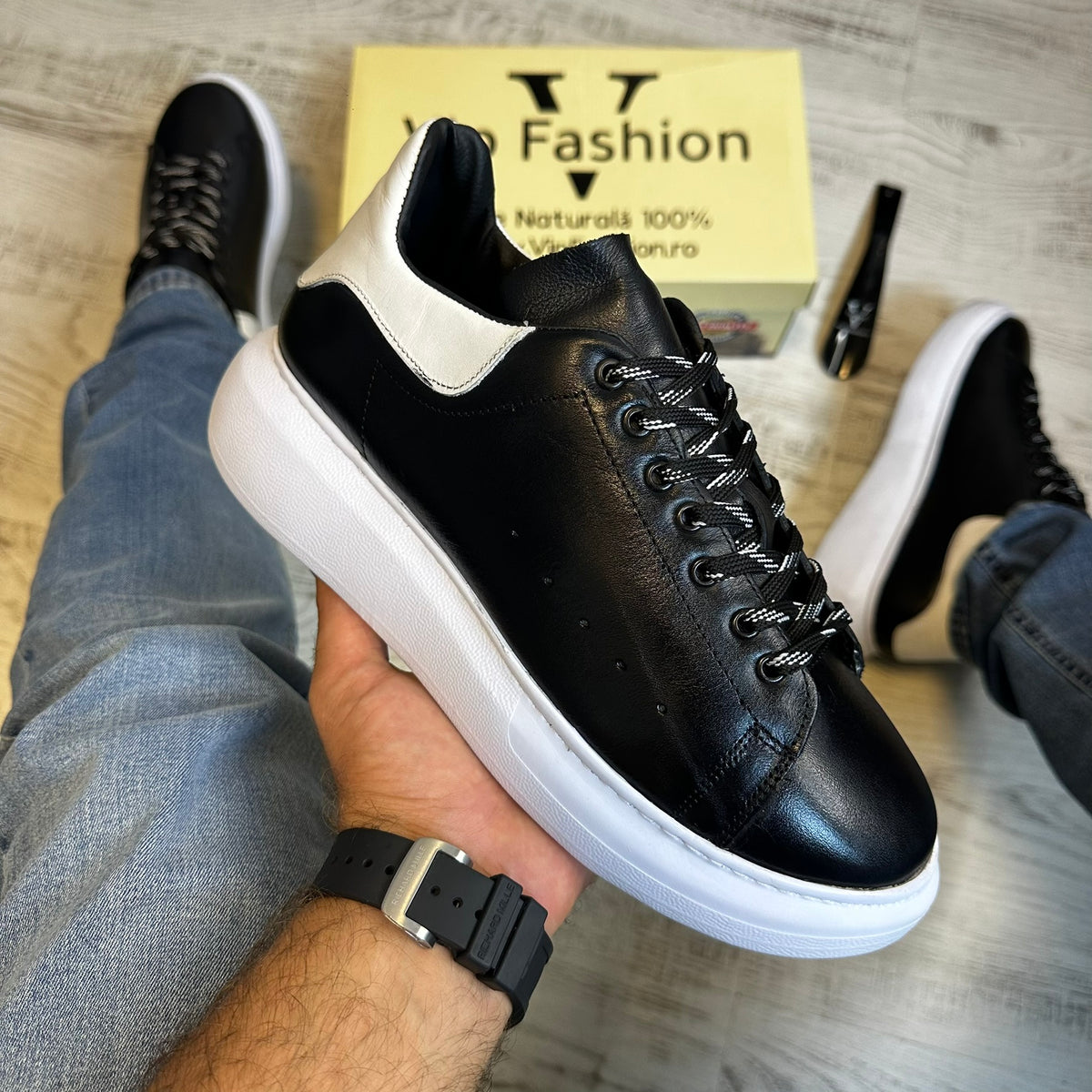 Pantofi Sport Barbati Casual Piele Naturala 100% COD 160