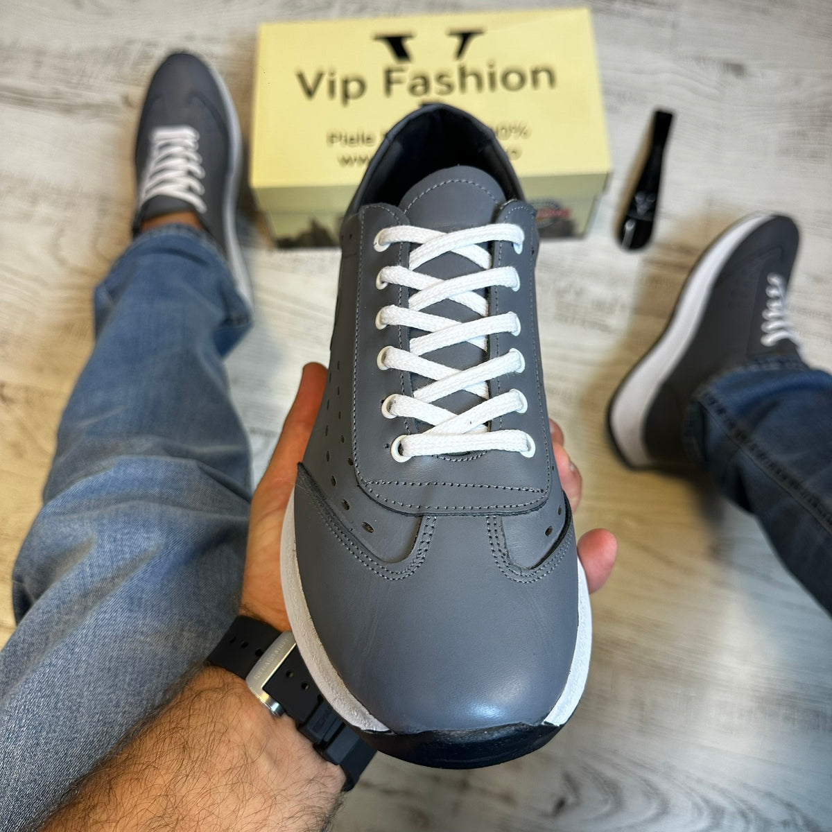 Pantofi Sport Barbati Casual Piele Naturala 100% COD 157