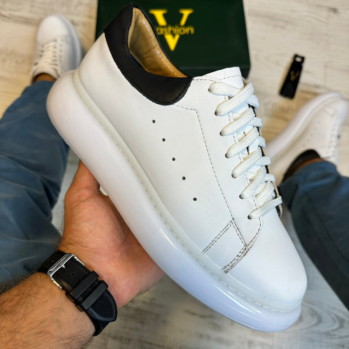 Pantofi Sport barbati Premium ,Talpa Silicon , Piele Naturala cod 830