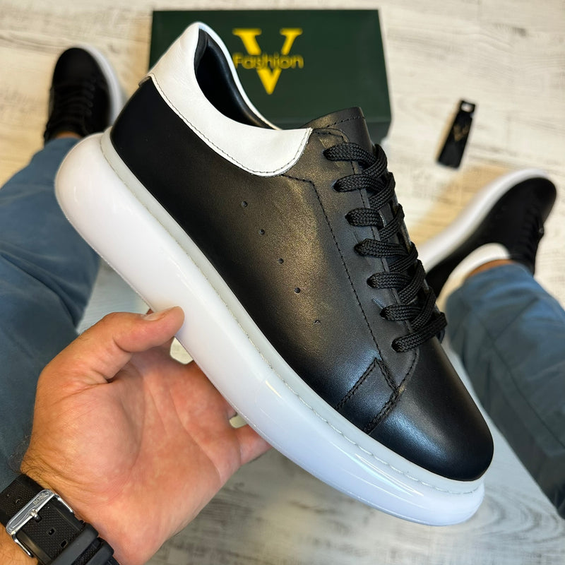 Pantofi Sport barbati Premium ,Talpa Silicon , Piele Naturala cod 831