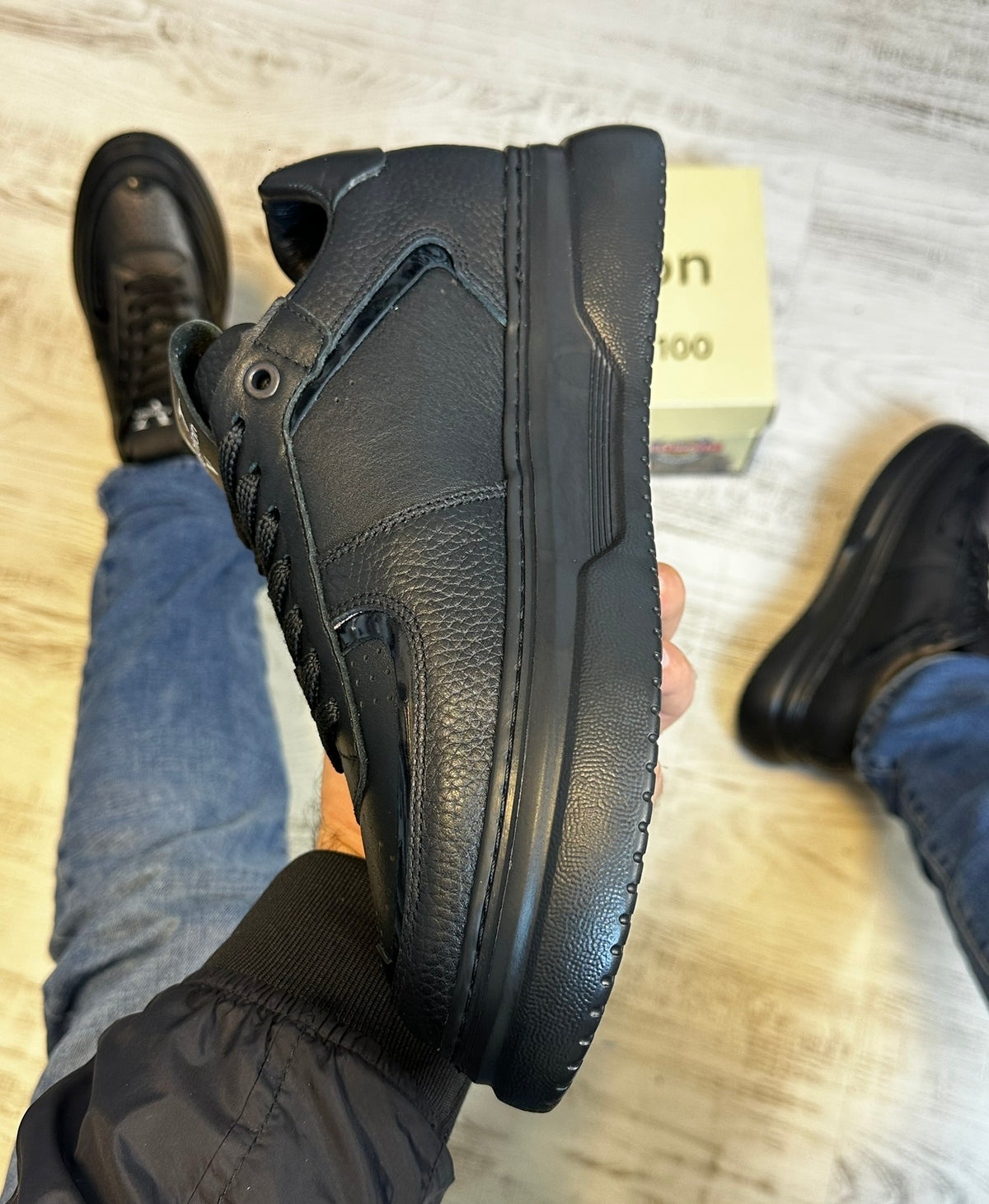Pantofi Sport Premium Barbati Moderni Model Nou Piele Naturala Cod 928