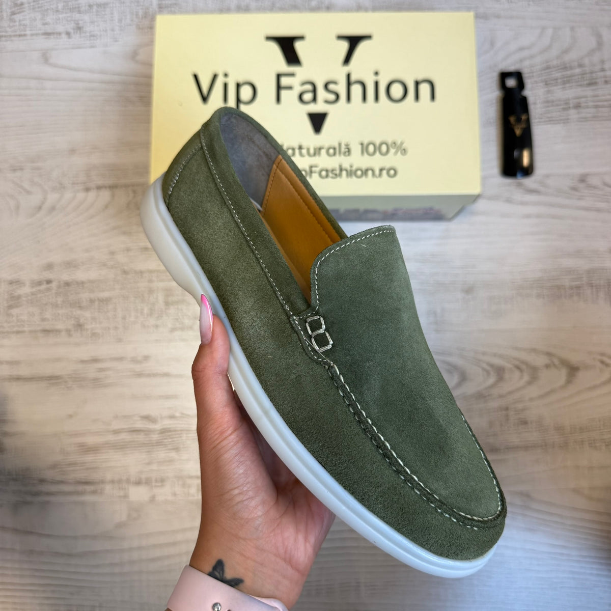 Mocasini Vara Casual Piele Naturala 100% Barbati COD 118