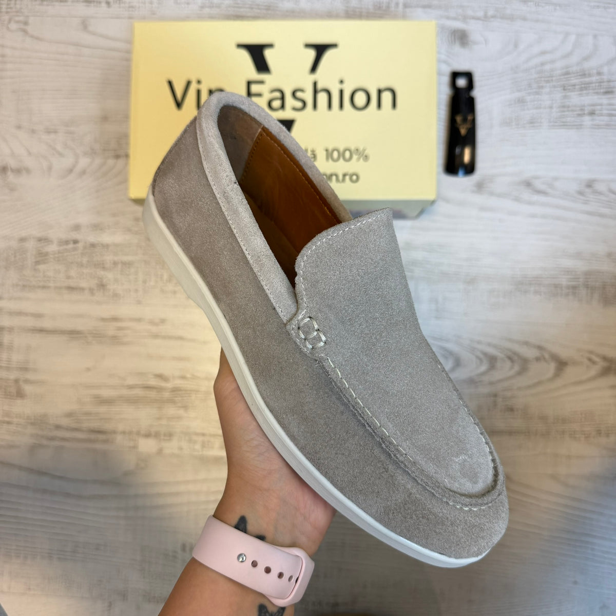 Mocasini Vara Casual Piele Naturala 100% Barbati COD 124