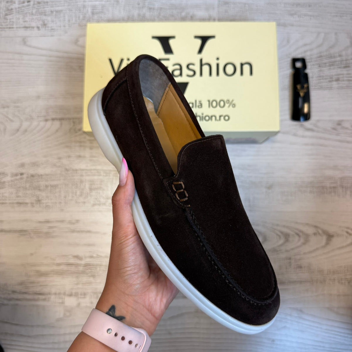 Mocasini Vara Casual Piele Naturala 100% Barbati COD 119