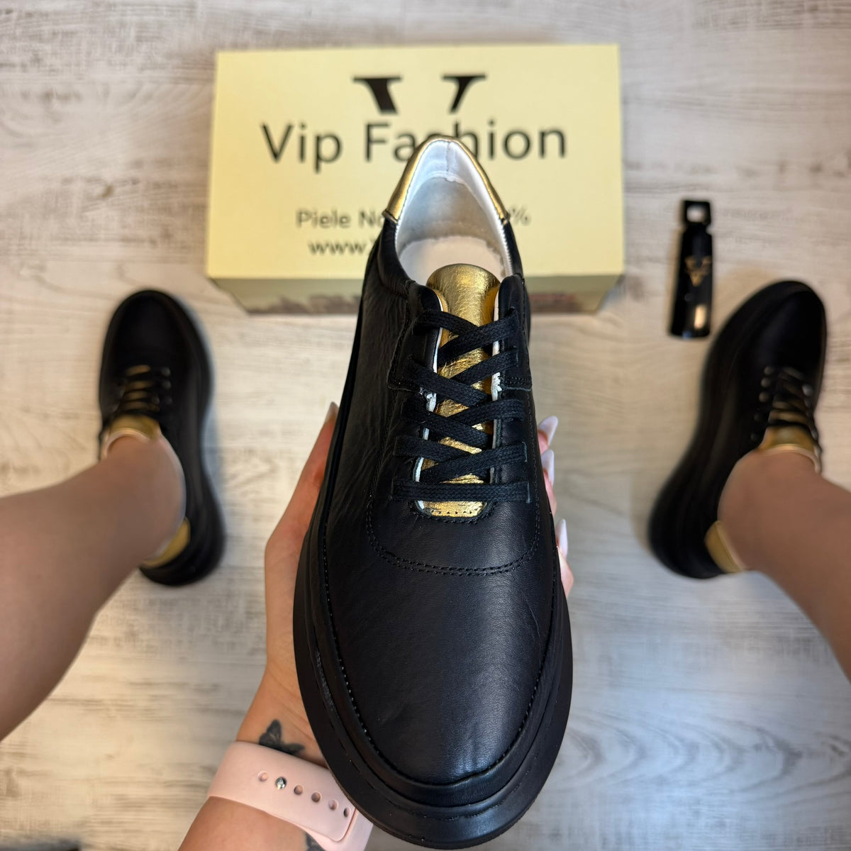 Pantofi din piele naturală pentru femei, eleganți, confortabili și rezistenți COD 9001