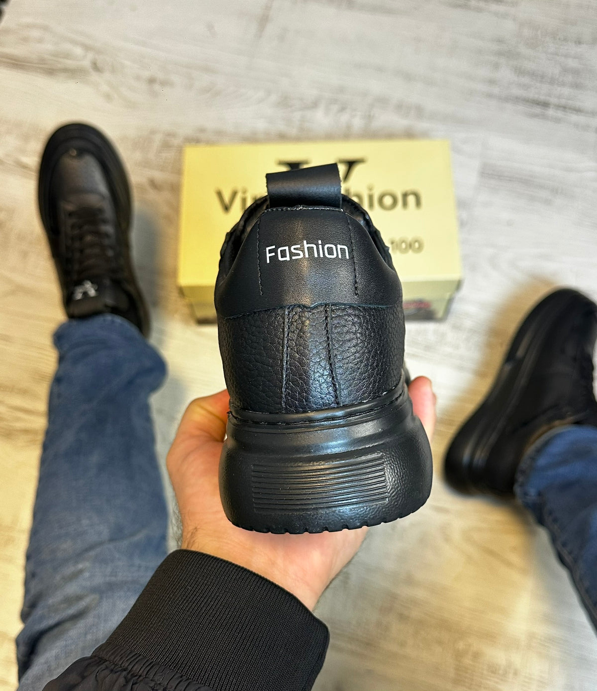 Pantofi Sport Premium Barbati Moderni Model Nou Piele Naturala Cod 928