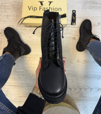 Ghete din piele naturală pentru femei,  confortabile și rezistențente COD 883