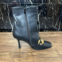 Botine Dama Negru cu lant cod 1151