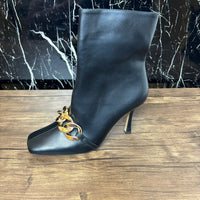 Botine Dama Negru cu lant cod 1151