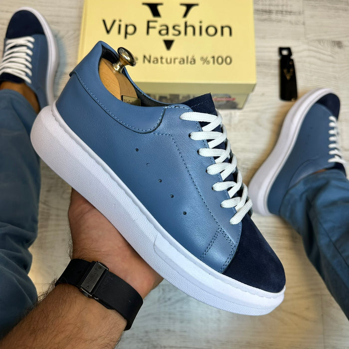Pantofi Sport barbati Premium , usori , confortabili , Piele Naturala cod 825