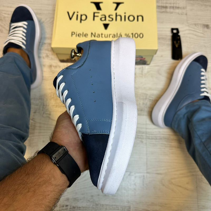 Pantofi Sport barbati Premium , usori , confortabili , Piele Naturala cod 825