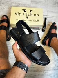 Papuci - Sandale  VIP FASHION PIELE NATURALA 100%  Premium COD 130