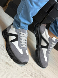 Pantofi Sport Casual Piele Naturala Barbati  COD 678