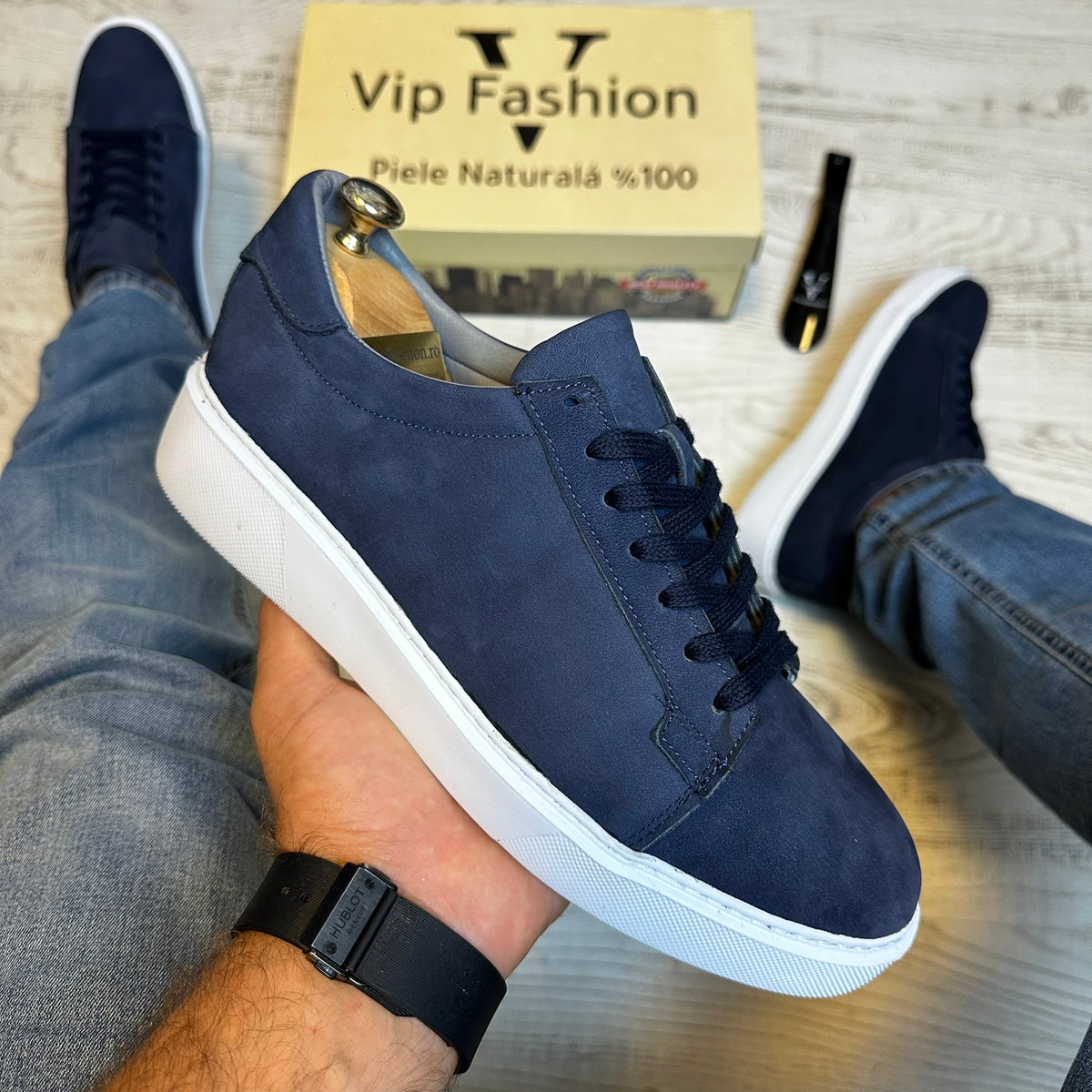 Pantofi Sport Barbati Casual Piele Nubuc Naturala 100% COD 150