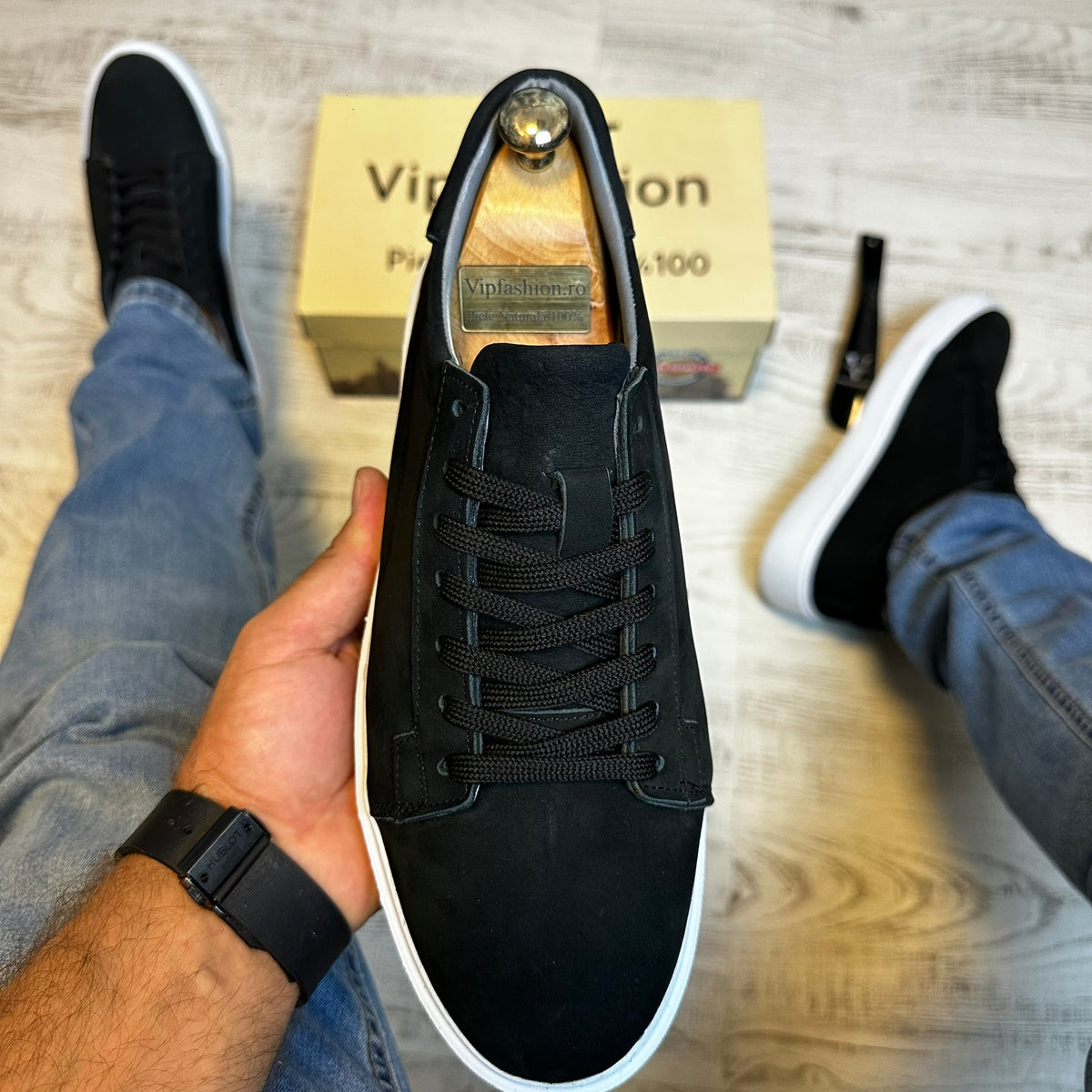 Pantofi Sport Barbati Casual Piele Nubuc Naturala 100% COD 148