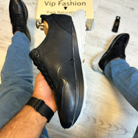 Pantofi Sport Casual Piele Naturala Barbati  COD 684