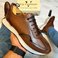 Pantofi Sport Casual Piele Naturala Barbati  COD 683
