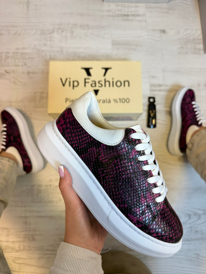 Pantofi din piele naturală pentru femei, eleganți, confortabili și rezistenți COD 855