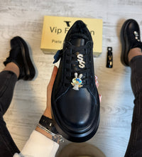 Pantofi Imblaniti din piele naturală pentru femei, marca Angel Blue – eleganți, confortabili și rezistenți COD 865