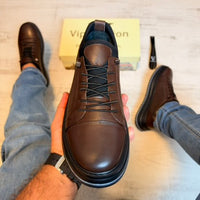 Pantofi Sport Barbati Casual Piele Naturala 100% COD 163