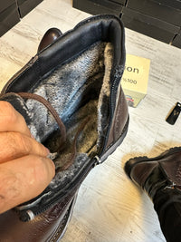 Ghete Îmblănite din Piele Naturală pentru Bărbați – Confort și Căldură în Sezonul Rece COD 852