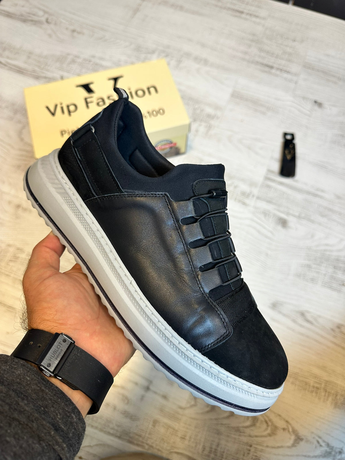 Pantofi Sport Casual Piele Naturala Barbati  COD 689