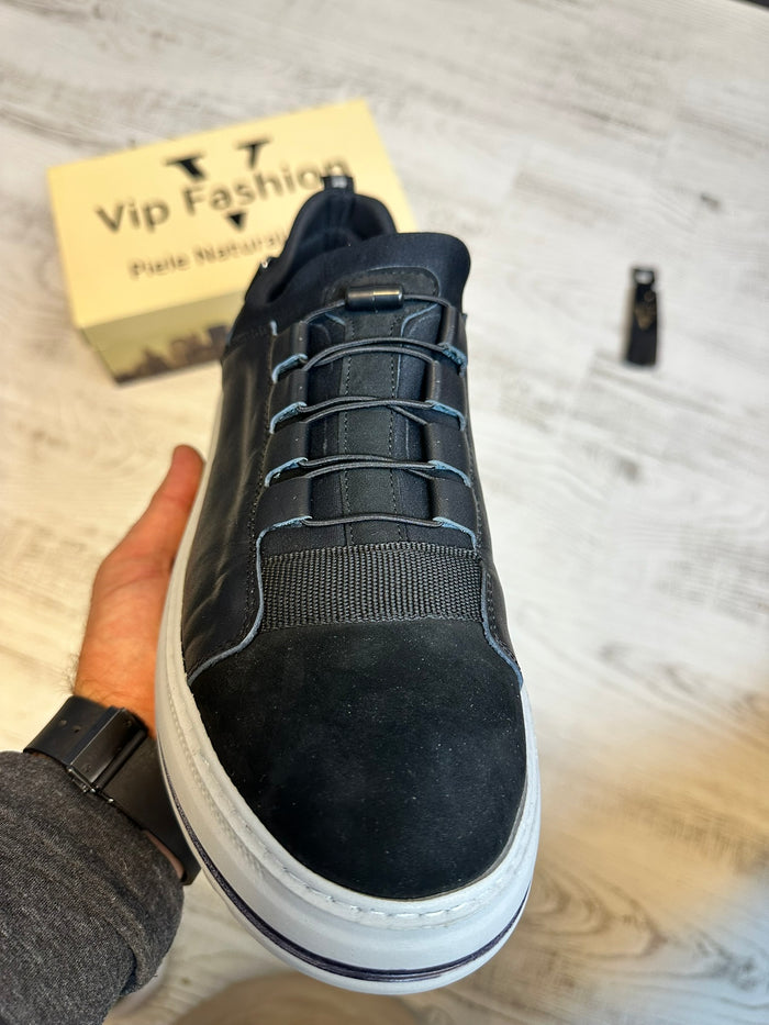 Pantofi Sport Casual Piele Naturala Barbati  COD 689