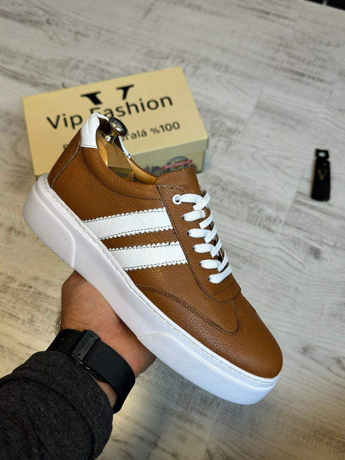 Pantofi Sport Casual Piele Naturala Barbati  COD 704