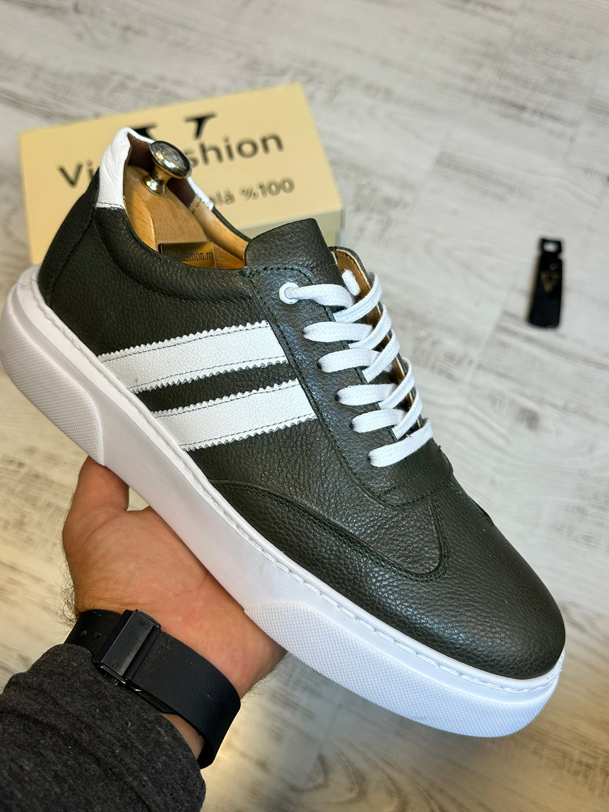 Pantofi Sport Casual Piele Naturala Barbati  COD 705