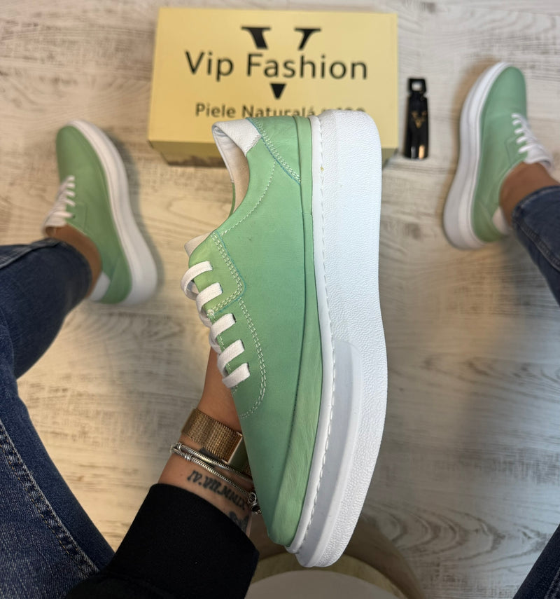 Pantofi din piele naturală pentru femei, eleganți, confortabili și rezistenți COD 879