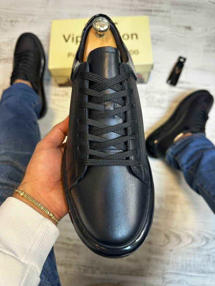 Pantofi Sport barbati Premium ,Talpa Silicon , Piele Naturala cod 873