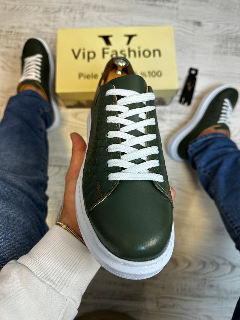 Pantofi Sport stil Sarpe Cusuti  Casual Piele Naturala 100% COD 870