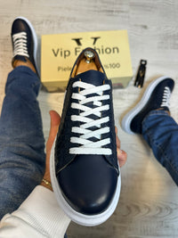 Pantofi Sport stil Sarpe Cusuti  Casual Piele Naturala 100% COD 872