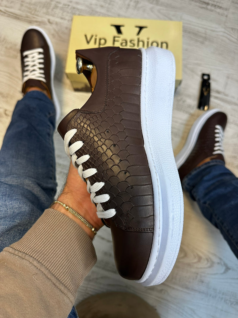 Pantofi Sport stil Sarpe Cusuti  Casual Piele Naturala 100% COD 889