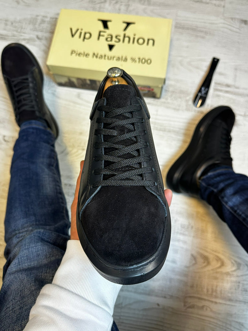 Pantofi Sport barbati Premium , cusuti , Piele Naturala cod 906