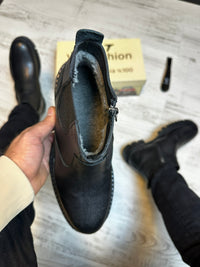 Ghete Moderne Imblanite din Piele Naturală 100 % pentru Bărbați COD 907