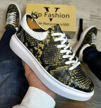 Pantofi Sport Barbati Siret Design Sarpe Piele Naturala 100% COD 910