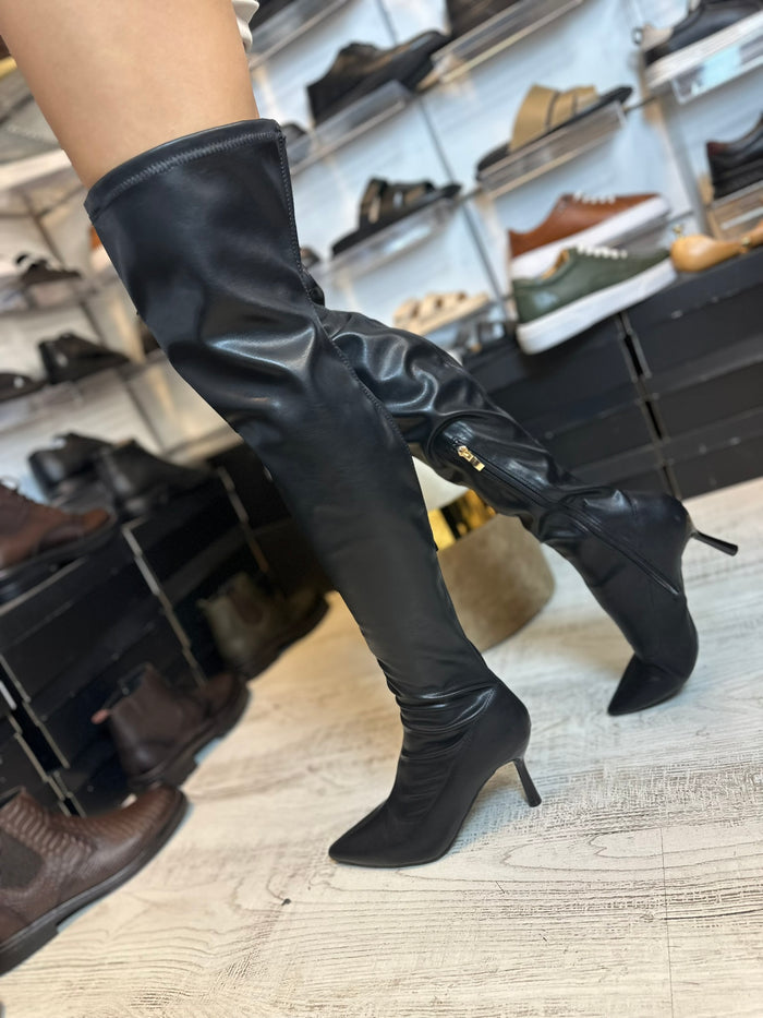 Cizme Inalte Piele Eco cod 913