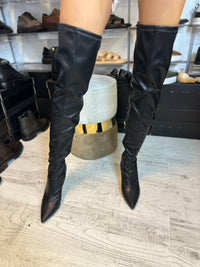 Cizme Inalte Piele Eco cod 913