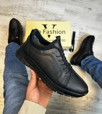 Adidasi barbati, Imblaniti ,usori  confortabili, Cusuti, Piele Naturala cod 429