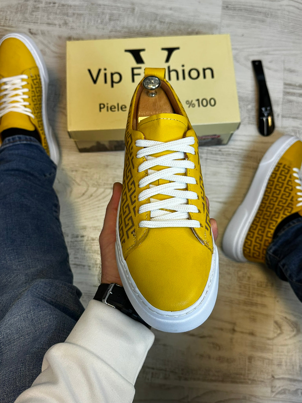 Pantofi Sport Barbati Siret Design VSC Piele Naturala 100% COD 919