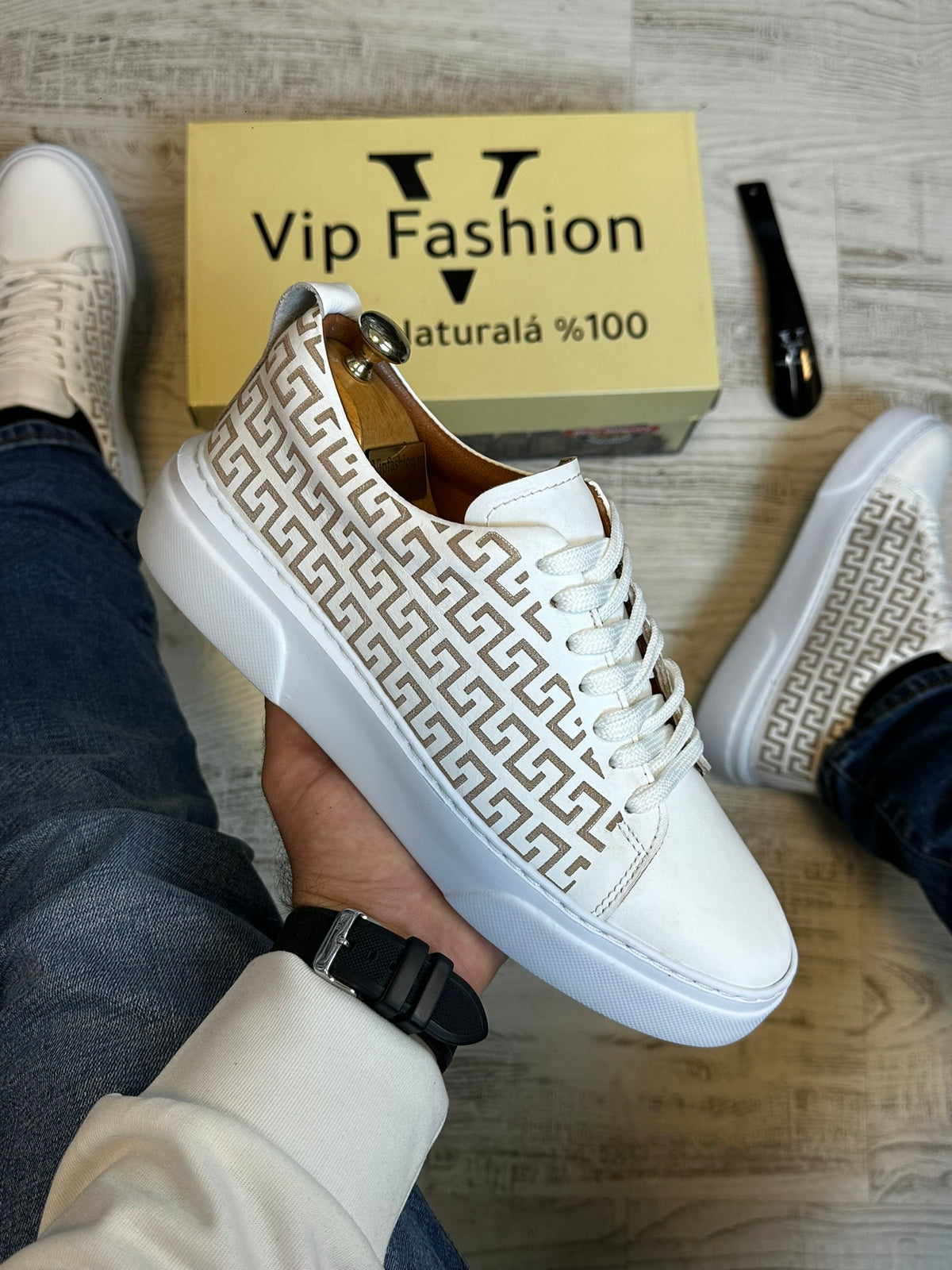 Pantofi Sport Barbati Siret Design VSC Piele Naturala 100% COD 920