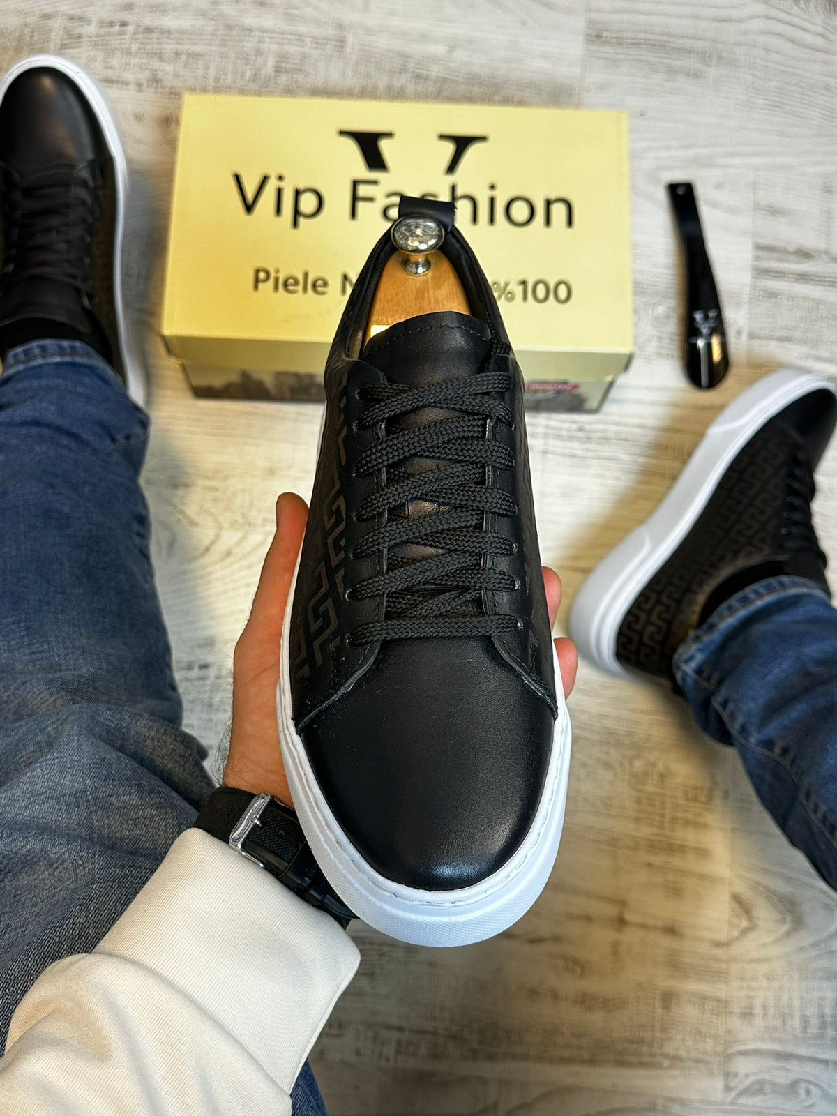 Pantofi Sport Barbati Siret Design VSC Piele Naturala 100% COD 924