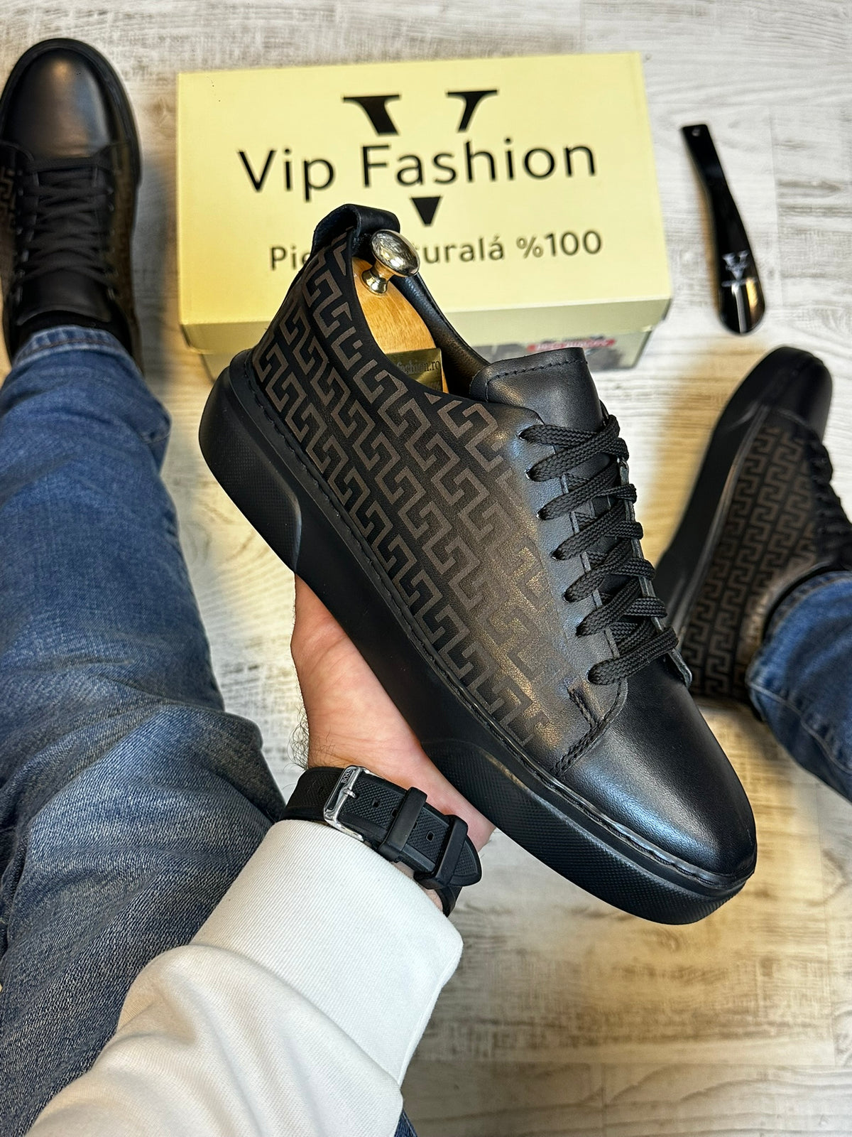 Pantofi Sport Barbati Siret Design VSC Piele Naturala 100% COD 926