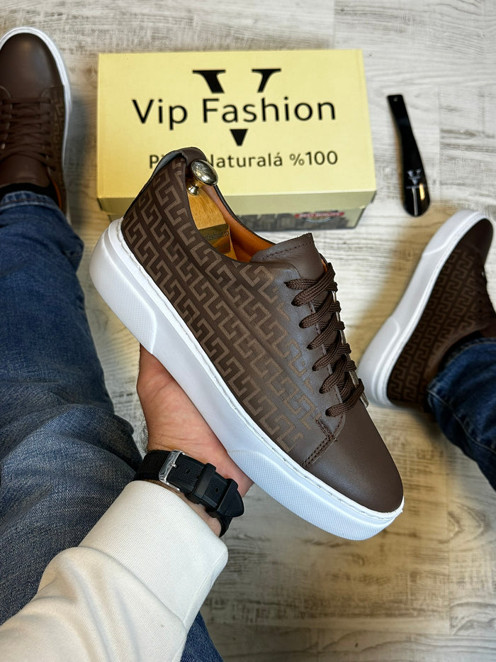 Pantofi Sport Barbati Siret Design VSC Piele Naturala 100% COD 925