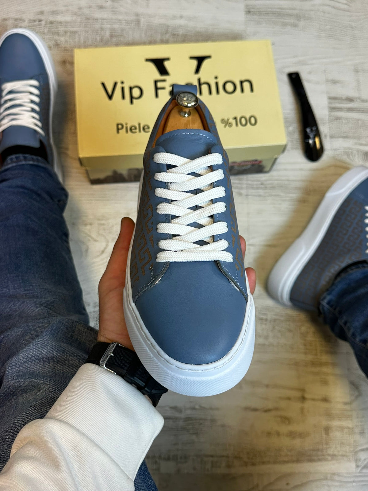 Pantofi Sport Barbati Siret Design VSC Piele Naturala 100% COD 923