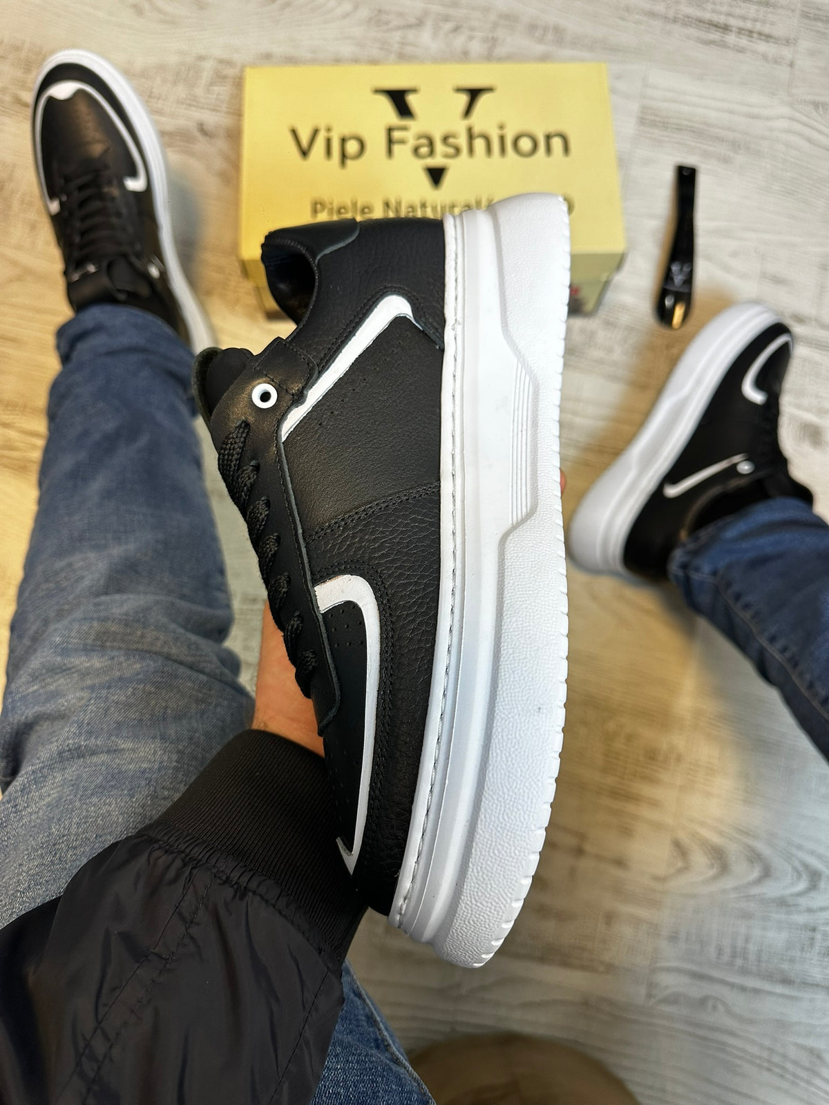 Pantofi Sport Premium Barbati Moderni Model Nou  Piele Naturala Cod 929