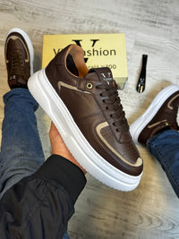 Pantofi Sport Premium Barbati Moderni Model Nou  Piele Naturala Cod 930